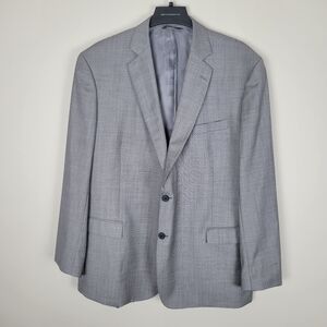 Brooks Brothers 346 Blazer Mens 48L Gray Regent Fit Stretch Sport Coat